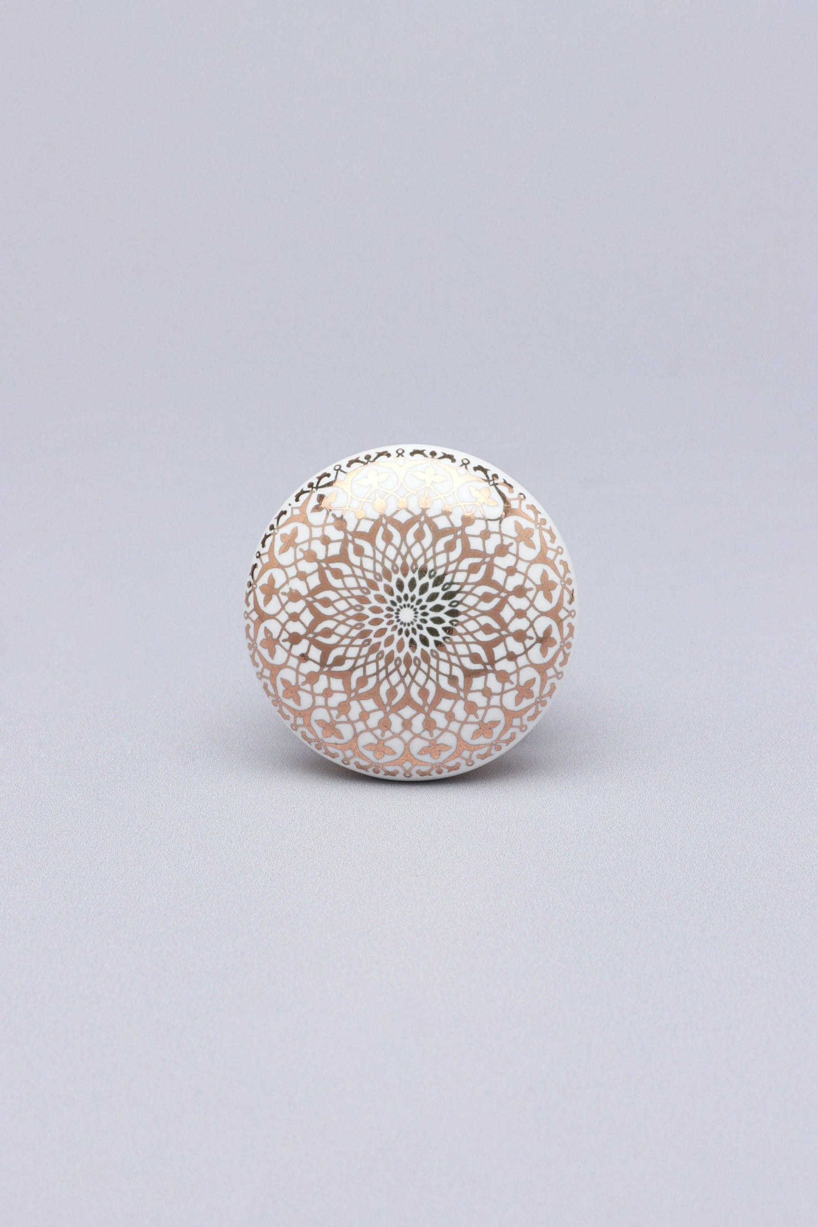 Aristocracy Gold Elegant Ceramic Cabinet Knob — lifestyle view, G Decor