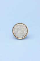 Attraente Brass Round Cabinet Pull Knob — close-up view, G Decor