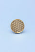 Attraente Brass Round Cabinet Pull Knob — alternate view, G Decor