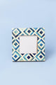 Azura Handmade Blue Argyle Photo Frame Artistic Picture Display - G Decor