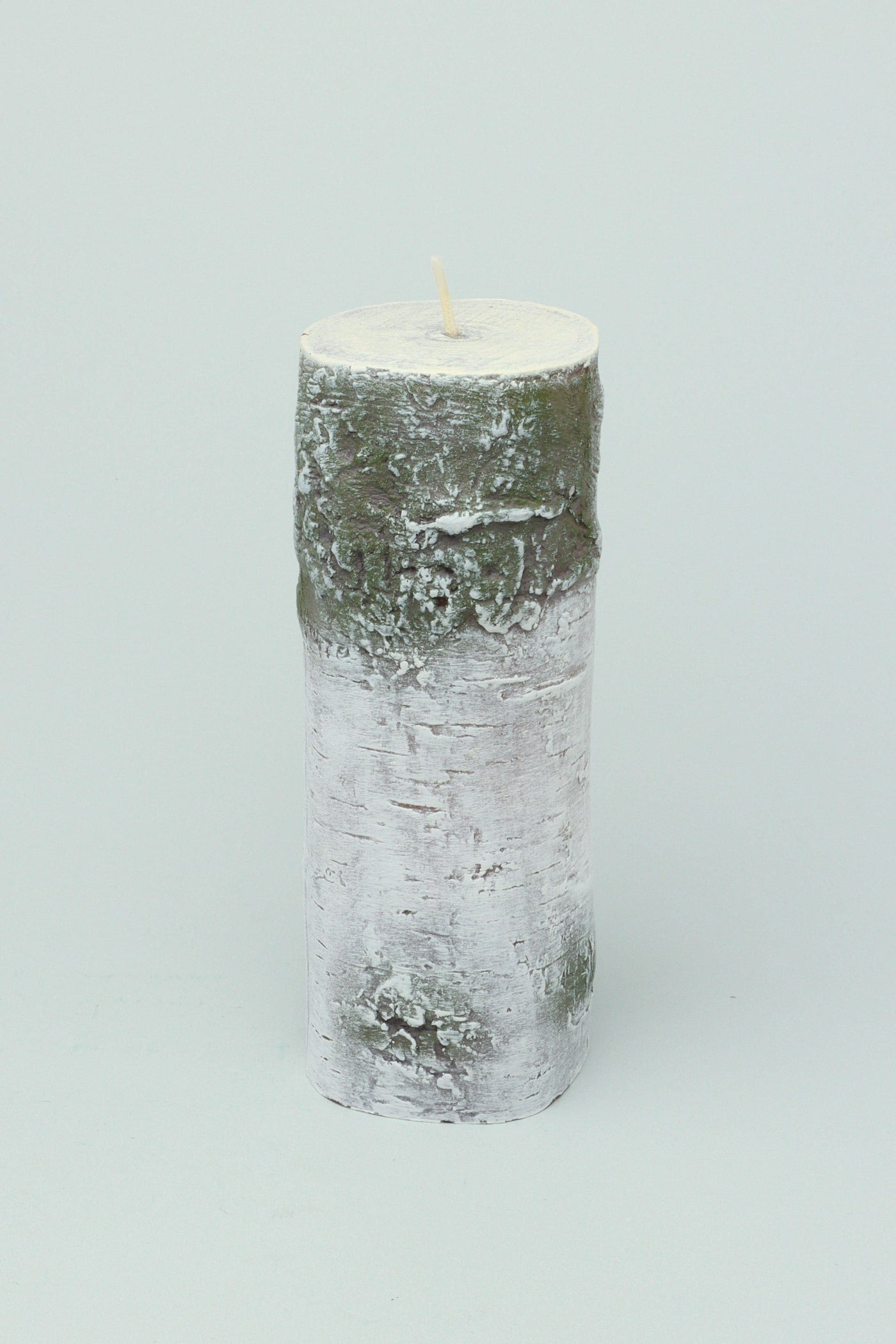 G Decor Candles Grey / Large Birch Tree Log Effect Grey 3D Owl Figure Pillar Candle