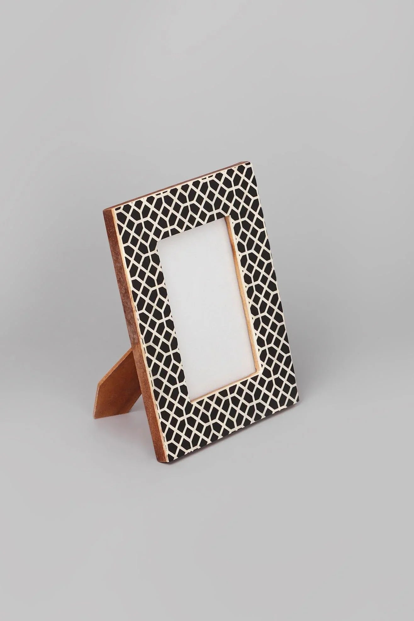 Black Lace Snake Skin Photo Frame — view 6, G Decor