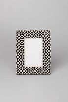 Black Lace Handcrafted Photo Frame Snake Skin Picture Display - G Decor