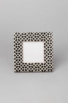 Black Lace Snake Skin Photo Frame — lifestyle view, G Decor