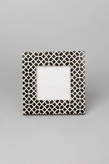 Black Lace Snake Skin Photo Frame