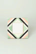 Blush Pastel Mosaic Mother of Pearl and Marble Photo Frame — lifestyle view, G Decor
