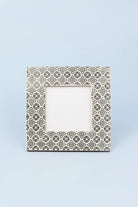 Boho Black Floral Rustic Photo Frame — lifestyle view, G Decor