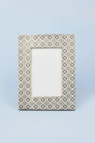 Boho Black Floral Rustic Photo Frame — view 5, G Decor