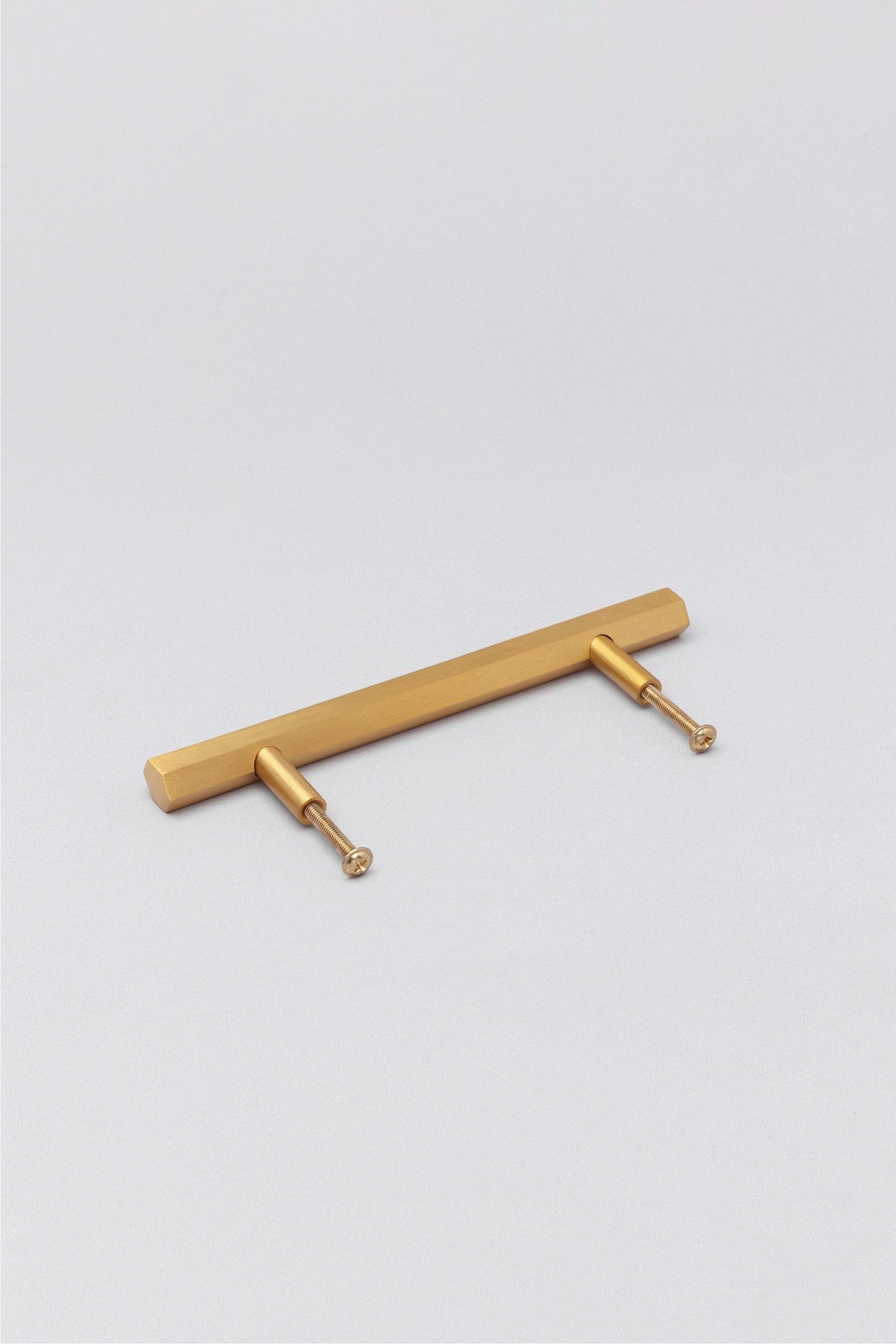 Gdecorstore Cabinet Knobs & Handles Brass Matt Solid Knurled T Bar Kitchen Gold Cupboard Handles
