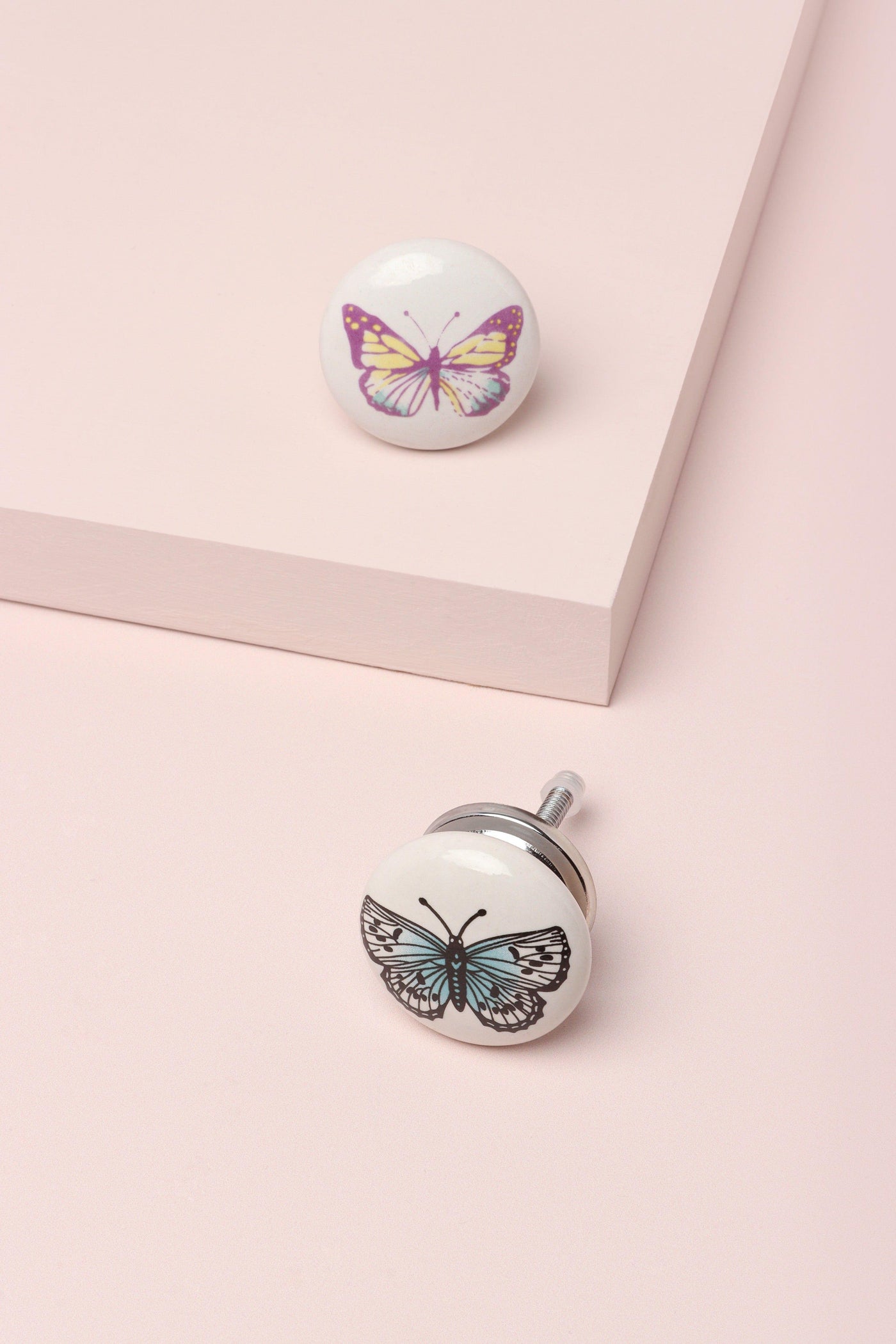 G Decor Door Knobs & Handles Butterfly Ceramic Door Knobs
