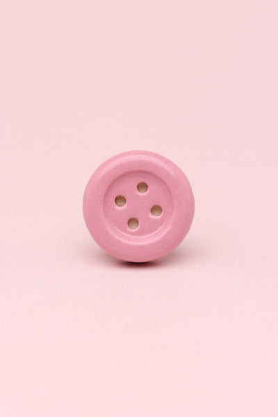 Gdecorstore Door Knobs & Handles Pink Button Ceramic Door Knobs