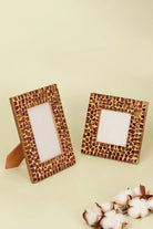 Canyon Glass Mosaic Photo Frame in Rustic Earth — G Decor