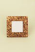 Canyon Glass Mosaic Photo Frame in Rustic Earth — lifestyle view, G Decor
