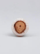Carved Wooden Charm Cabinet Pull Knob — close-up view, G Decor