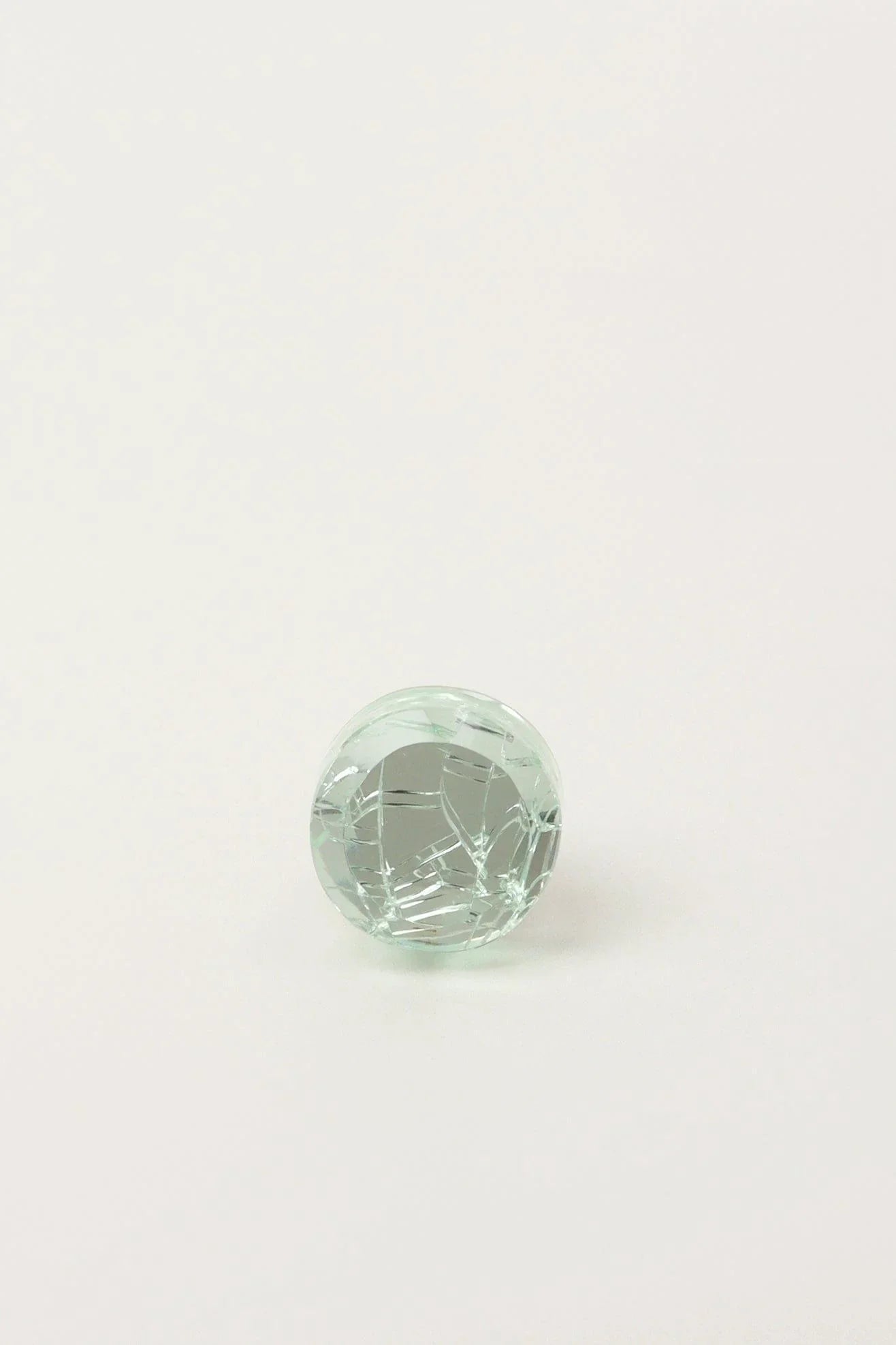 Cascadia Aurora Crystal Crackle Cabinet Knob in Shades — lifestyle view, G Decor