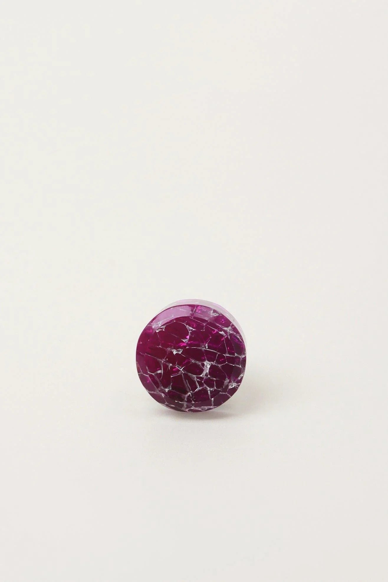 Cascadia Aurora Crystal Crackle Cabinet Knob in Shades — alternate view, G Decor