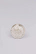 Caspian Bubbles Clear Round Glass Cabinet Knob — close-up view, G Decor