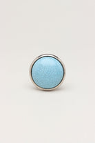 Charming Crackle Glazed Door Knobs with Chrome Base - G Decor