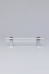 Clear Glass Cabinet Bar Handles With Chrome Finish - G Decor