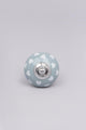 Coloured Pastel Polka Hearts Ceramic Door Knobs - G Decor