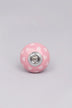 Pastel Polka Hearts Ceramic Cabinet Knob — lifestyle view, G Decor