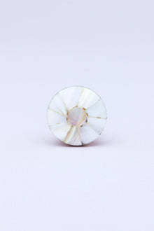 Cordelia Mother of Pearl and Brass Cabinet Pull Knob in Gold