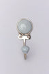 Crackle Glaze Ceramic Wall Hook — lifestyle view, G Decor
