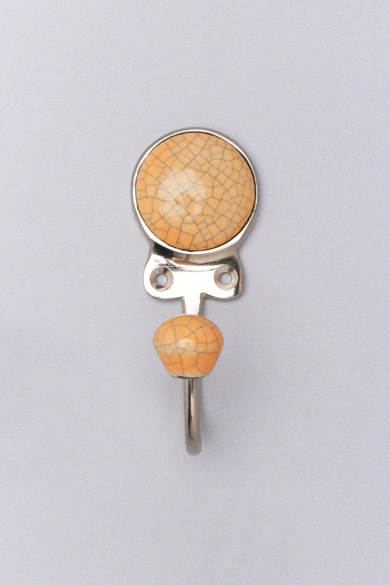 Crackle Glaze Ceramic Wall Hook — view 5, G Decor