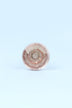 Crystal Faceted Glass Cabinet Knob, Pastel Tones 22mm — alternate view, G Decor