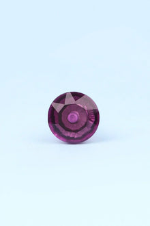 Kristallgeschliffener Glasschrankknopf in Juwelenfarben (22mm)