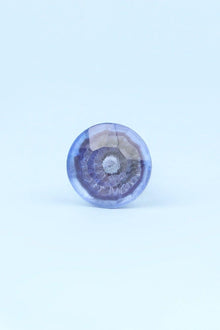 Crystal Faceted Glass Cabinet Knob in Pastel Tones (22mm)
