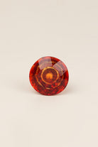 Crystal Handcrafted Coloured Faceted Glass Cupboard Door Knob Handle (32mm) - G Decor