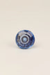 Crystal Faceted Glass Cabinet Knob, Earth Tones 32mm — close-up view, G Decor