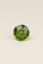 Crystal Faceted Glass Cabinet Knob, Pastel Tones 32mm — close-up view, G Decor