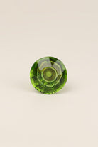 Crystal Handcrafted Coloured Faceted Glass Cupboard Door Knob Handle (32mm) - G Decor