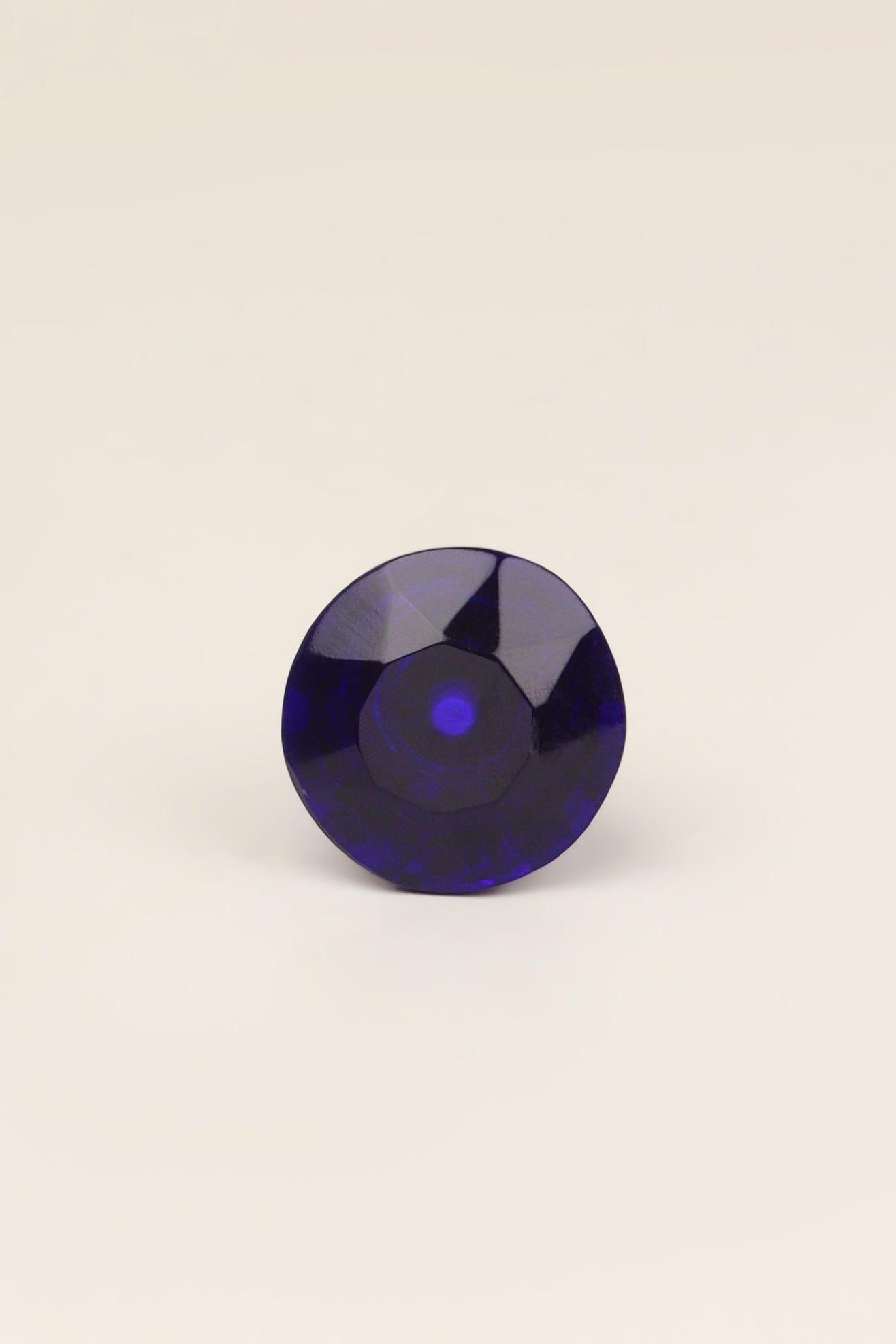 Crystal Handcrafted Coloured Faceted Glass Cupboard Door Knob Handle (32mm) - G Decor