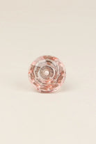 Crystal Faceted Glass Cabinet Knob, Pastel Tones 32mm — alternate view, G Decor
