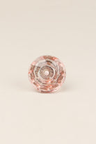 Crystal Handcrafted Coloured Faceted Glass Cupboard Door Knob Handle (32mm) - G Decor