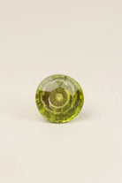 Crystal Faceted Glass Cabinet Knob, Jewel Tones 32mm — close-up view, G Decor
