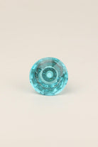 Crystal Handcrafted Coloured Faceted Glass Cupboard Door Knob Handle (32mm) - G Decor
