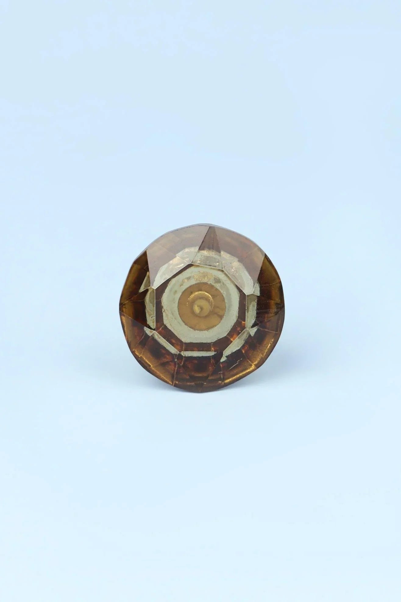 Crystal Faceted Glass Cabinet Knob, Earth Tones 42mm — view 5, G Decor