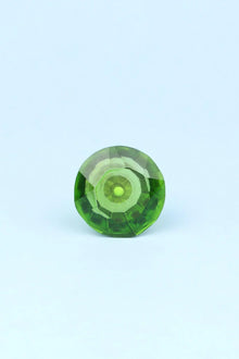 Crystal Faceted Glass Cabinet Knob in Jewel Tones (42mm)