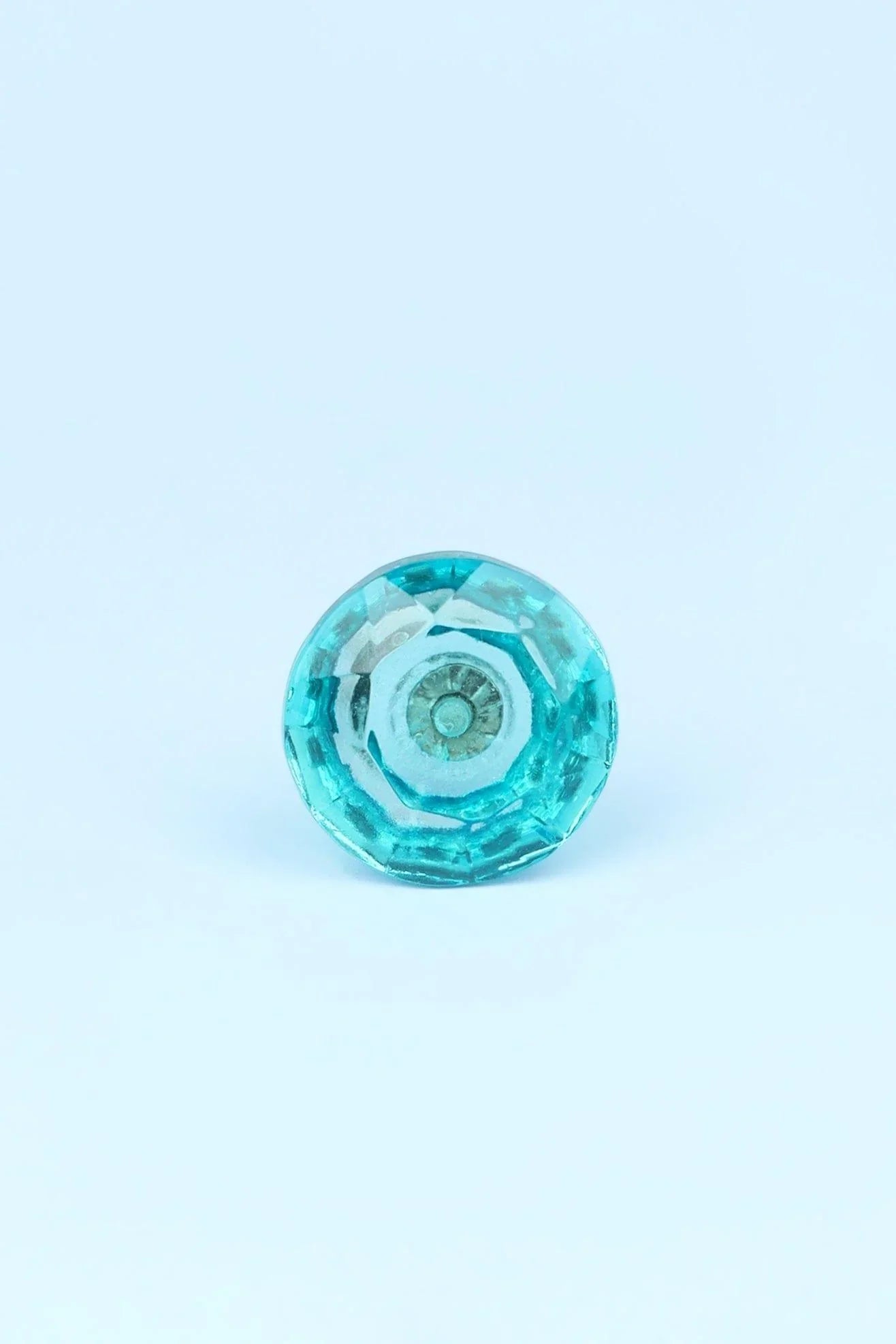 Crystal Faceted Glass Cabinet Knob, Jewel Tones 42mm — view 5, G Decor