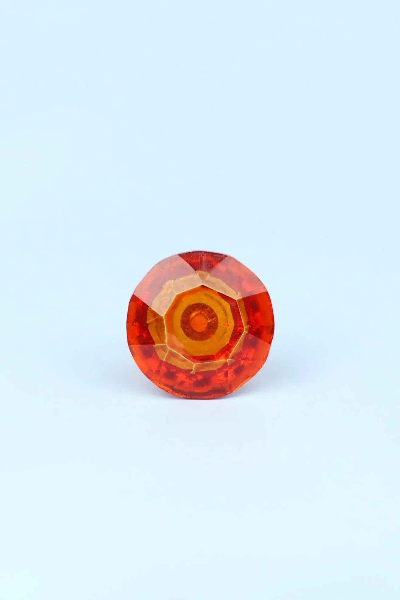 Crystal Faceted Glass Cabinet Knob, Jewel Tones 42mm — lifestyle view, G Decor