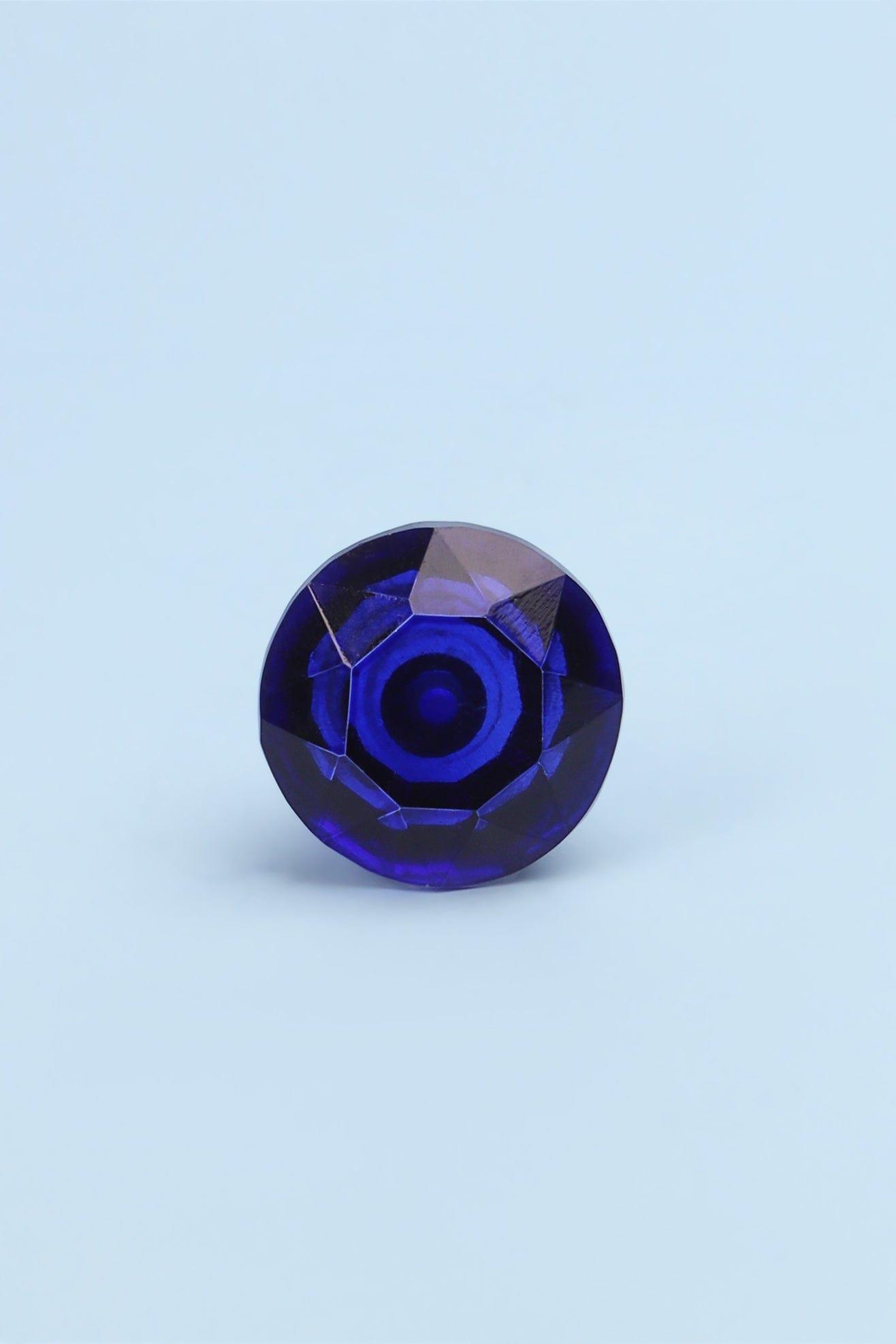 Crystal Handcrafted Coloured Faceted Glass Cupboard Door Knob Handle (42mm) - G Decor