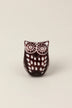 Designer Hand-Engraved Resin Owl Cabinet Knob Unique In-House Twist on a Classic - G Decor