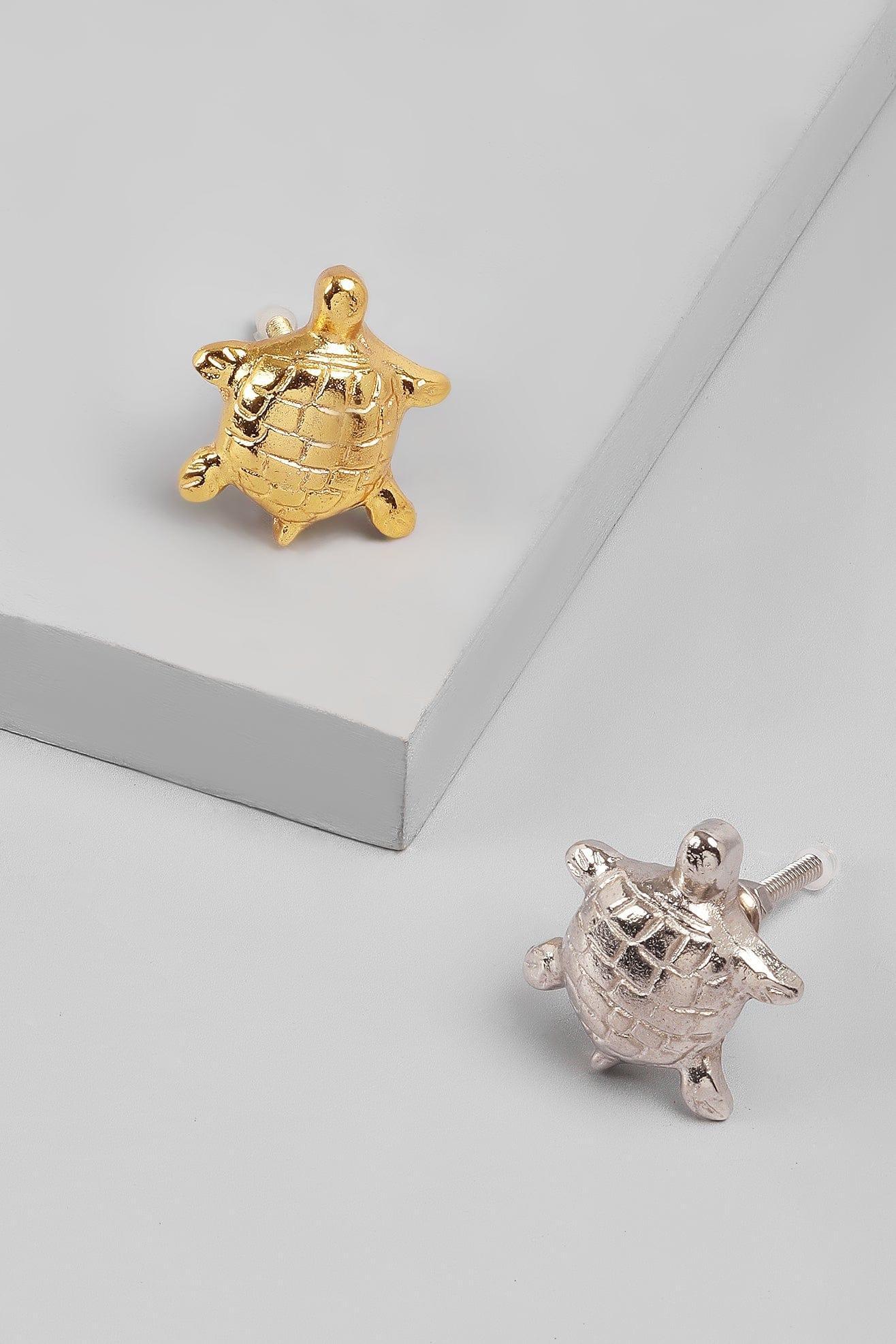 Designer Handcrafted Nature-Inspired Turtle Cupboard & Drawer Handle - G Decor