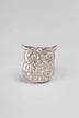 Owl Designer Cabinet Knob in Gold and Silver — alternate view, G Decor