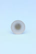 Desiree Ribbed Frosted Glass Cabinet Knob — alternate view, G Decor