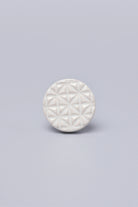 Divertido Hand-Painted Ceramic Cabinet Knob in Minimalist Tones — close-up view, G Decor